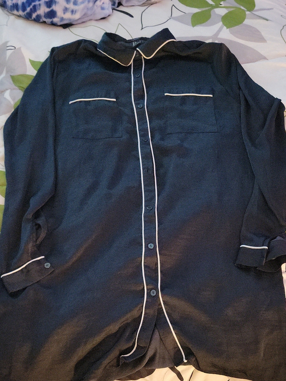 Forever 21 long sleeve button shirt/dress